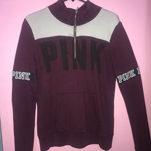BURGUNDY PINK SWEATSHIRT